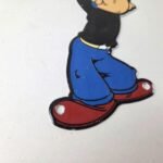 Vintage Popeye Porcelain Sign – Piggly General Store Gas Sign - Image 11