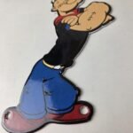 Vintage Popeye Porcelain Sign – Piggly General Store Gas Sign - Image 13