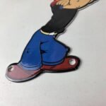 Vintage Popeye Porcelain Sign – Piggly General Store Gas Sign - Image 14