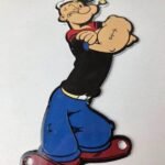 Vintage Popeye Porcelain Sign – Piggly General Store Gas Sign - Image 4