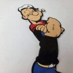 Vintage Popeye Porcelain Sign – Piggly General Store Gas Sign - Image 5