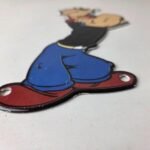 Vintage Popeye Porcelain Sign – Piggly General Store Gas Sign - Image 10