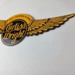 Vintage Porcelain Airplane Propeller Sign – Curtiss Gas Service Porcelain Sign - Image 11