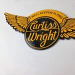 Vintage Porcelain Airplane Propeller Sign – Curtiss Gas Service Porcelain Sign - Image 10