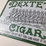 Vintage Porcelain Sign – Dextel Tobacco Cigar Pipe Sign – General Store Gas Sign - Image 14