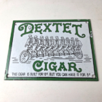 Vintage Porcelain Sign – Dextel Tobacco Cigar Pipe Sign – General Store Gas Sign - Image 15