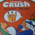 Vintage Porcelain Sign – Orange Crush Beverage Donald Duck Gas Station Sign - Image 12