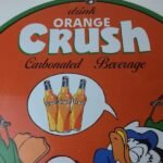 Vintage Porcelain Sign – Orange Crush Beverage Donald Duck Gas Station Sign - Image 3