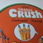 Vintage Porcelain Sign – Orange Crush Beverage Donald Duck Gas Station Sign - Image 5