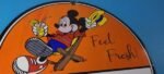 Vintage Porcelain Sign – Orange Crush Beverage Mickey Mouse Gas Pump Sign - Image 5