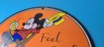 Vintage Porcelain Sign – Orange Crush Beverage Mickey Mouse Gas Pump Sign - Image 8