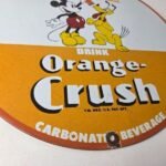Vintage Porcelain Sign – Orange Crush Beverage Mickey Mouse Gas Station Sign - Image 11