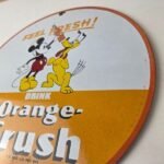 Vintage Porcelain Sign – Orange Crush Beverage Mickey Mouse Gas Station Sign - Image 13