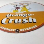 Vintage Porcelain Sign – Orange Crush Beverage Mickey Mouse Gas Station Sign - Image 10