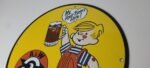 Vintage Porcelain Sign – Root Beer A&W Beverage Dennis Menace Advertising Sign - Image 8
