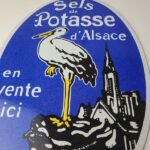 Vintage Potasse d' Alsace Sign – Gas Pump Plate Porcelain Sign - Image 12