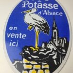 Vintage Potasse d' Alsace Sign – Gas Pump Plate Porcelain Sign - Image 4