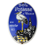 Vintage Potasse d' Alsace Sign – Gas Pump Plate Porcelain Sign
