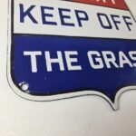 Vintage Private Property Sign – USA Gas Service Station Pump Porcelain Sign - Image 11