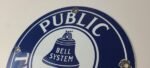 Vintage Public Telephones Sign – Bell System Gas Pump Porcelain Phone Booth Sign - Image 8