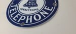 Vintage Public Telephones Sign – Bell System Gas Pump Porcelain Phone Booth Sign - Image 10