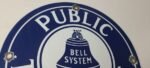 Vintage Public Telephones Sign – Bell System Gas Pump Porcelain Phone Booth Sign - Image 5