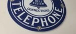 Vintage Public Telephones Sign – Bell System Gas Pump Porcelain Phone Booth Sign - Image 7