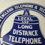 Vintage Public Telephones Sign – Bell System Phone Booth Porcelain Gas Pump Sign - Image 3