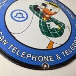 Vintage Public Telephones Sign Porcelain – Bell System Phone Booth Gas Pump Sign - Image 11