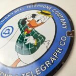 Vintage Public Telephones Sign Porcelain – Bell System Phone Booth Gas Pump Sign - Image 13