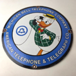 Vintage Public Telephones Sign Porcelain – Bell System Phone Booth Gas Pump Sign - Image 15
