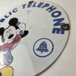 Vintage Public Telephones Sign Porcelain – Bell System Phone Booth Mickey Sign - Image 13