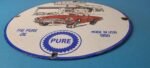 Vintage Pure Motor Oil Porcelain Sign – Betty Boop Gas Pump Plate Sign - Image 11