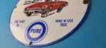 Vintage Pure Motor Oil Porcelain Sign – Betty Boop Gas Pump Plate Sign - Image 10