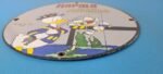 Vintage Rapala Fishing Lures Ad Sign – Donald Duck Porcelain Gas Pump Plate Sign - Image 11