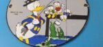 Vintage Rapala Fishing Lures Ad Sign – Donald Duck Porcelain Gas Pump Plate Sign - Image 12