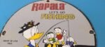 Vintage Rapala Fishing Lures Ad Sign – Donald Duck Porcelain Gas Pump Plate Sign - Image 13