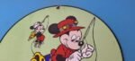 Vintage Rapala Fishing Sign – Mickey Mouse Sign – Tackle Lures Gas Oil Pump Sign - Image 13