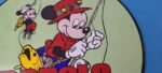 Vintage Rapala Fishing Sign – Mickey Mouse Sign – Tackle Lures Gas Oil Pump Sign - Image 3