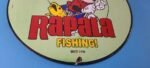 Vintage Rapala Fishing Sign – Mickey Mouse Sign – Tackle Lures Gas Oil Pump Sign - Image 7