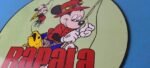 Vintage Rapala Fishing Sign – Mickey Mouse Sign – Tackle Lures Gas Oil Pump Sign - Image 9