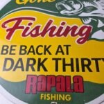 Vintage Rapala Lures Sign – Gone Fishing Porcelain Gas Pump Plate Sign - Image 4