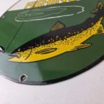Vintage Rapala Original Minnow Porcelain Sign – Let's Go Fishing Lure Sign - Image 14