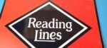Vintage Reading Lines Sign – Railroad Railway Train Car Porcelain Gas Pump Sign - Image 3