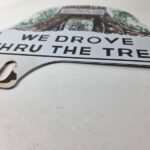 Vintage Redwood Forest License Plate Topper – Sign Ad on Automobile Topper - Image 10