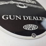 Vintage Remington Gun Dealer Porcelain Sign – Lever Rifle Logo Sign - Image 11