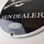 Vintage Remington Gun Dealer Porcelain Sign – Lever Rifle Logo Sign - Image 14