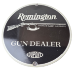 Vintage Remington Gun Dealer Porcelain Sign – Lever Rifle Logo Sign - Image 2