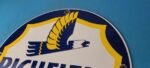 Vintage Richfield Gasoline Sign – Gas Motor Oil Pump Plate Porcelain Sign - Image 8