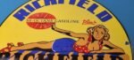 Vintage Richfield Richlube Sign – California's Finest Pinup Girl Gas Pump Sign - Image 13